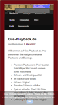 Mobile Screenshot of das-playback.de