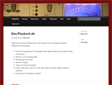 Tablet Screenshot of das-playback.de